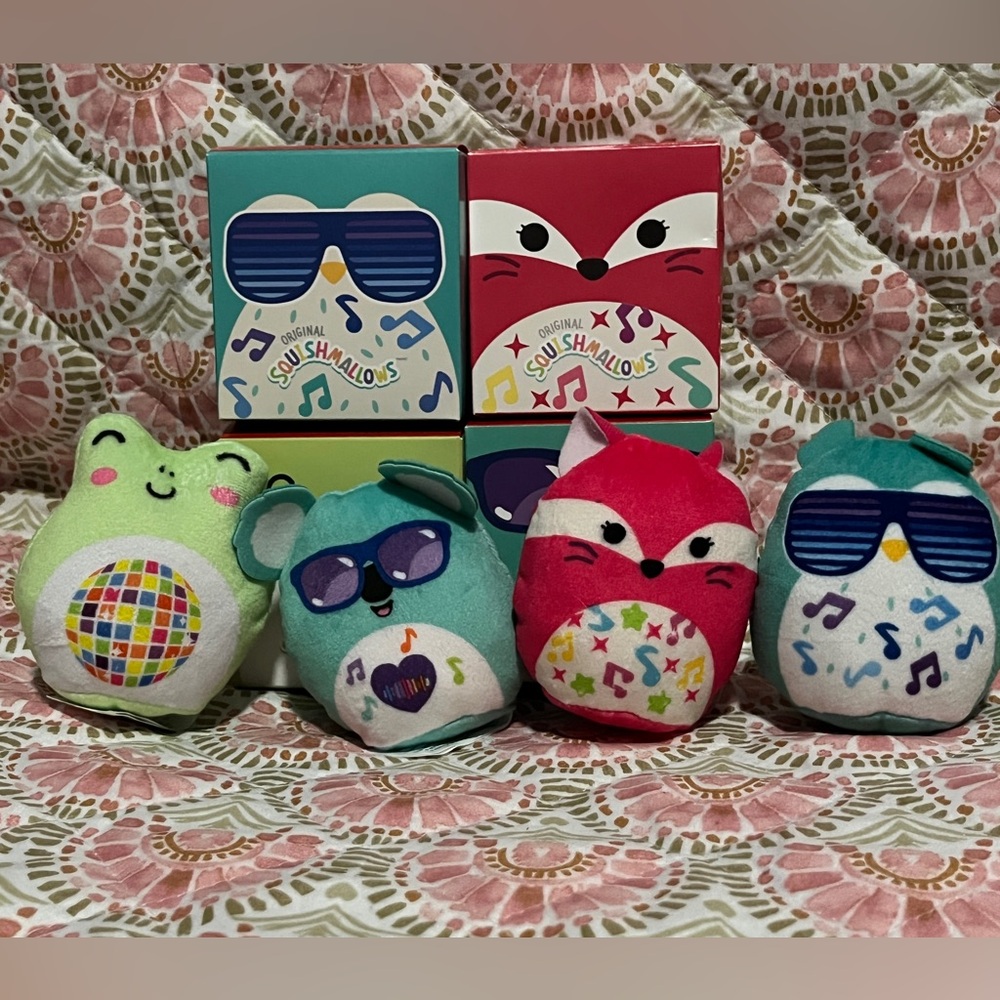 Happy Meal Squishmallows Plush - Bundle of 4 Exclusive Plushes